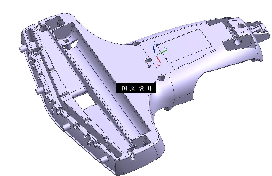 N4287-手持式吸尘器下盖模具设计【含UG三维图】