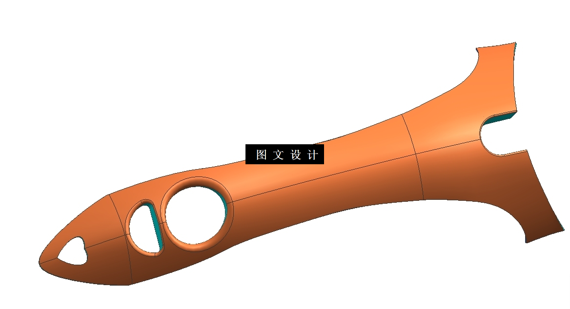 N4291-电熨斗手柄注塑模具设计【含UG三维图】