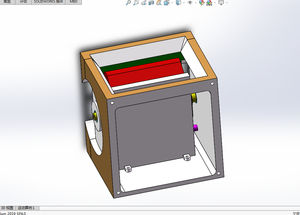Z1906-足球机器人设计【含SW三维图】