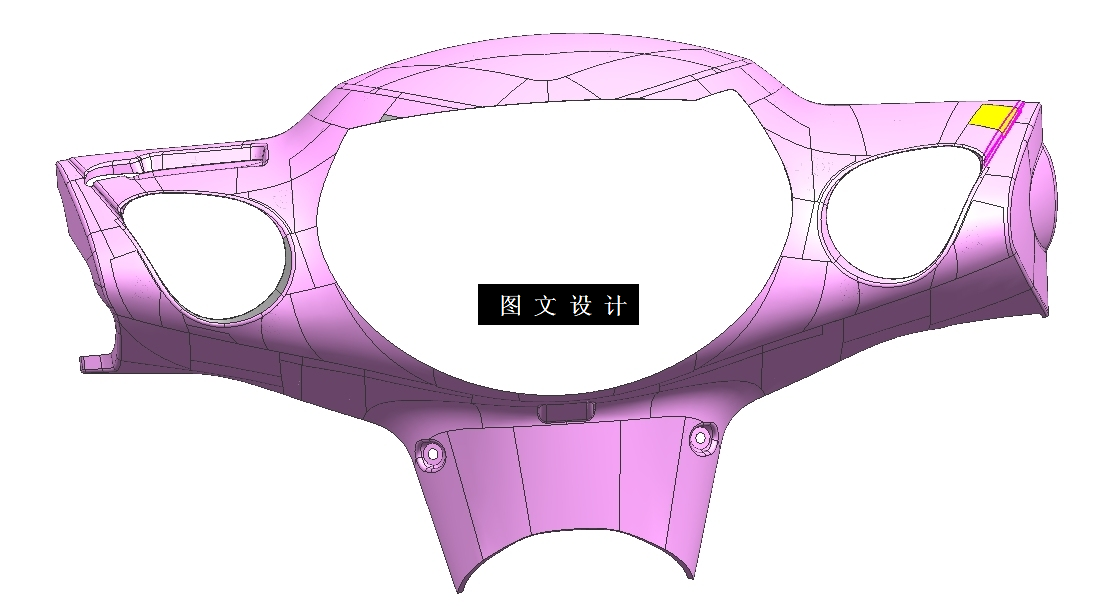 N4330-电动车前罩注塑模具设计【含UG三维图】