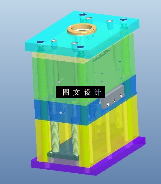 KF683-瑞孚头梳注塑模具设计【含Proe三维图】