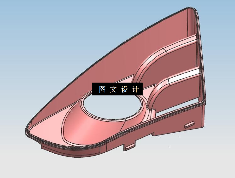 N4344-汽车灯罩前壳盖注塑模具设计【含UG三维图】