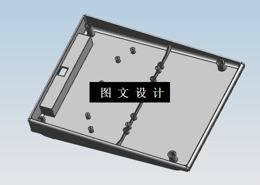 N4658-电话机机座底壳注塑模具设计【含UG三维图】