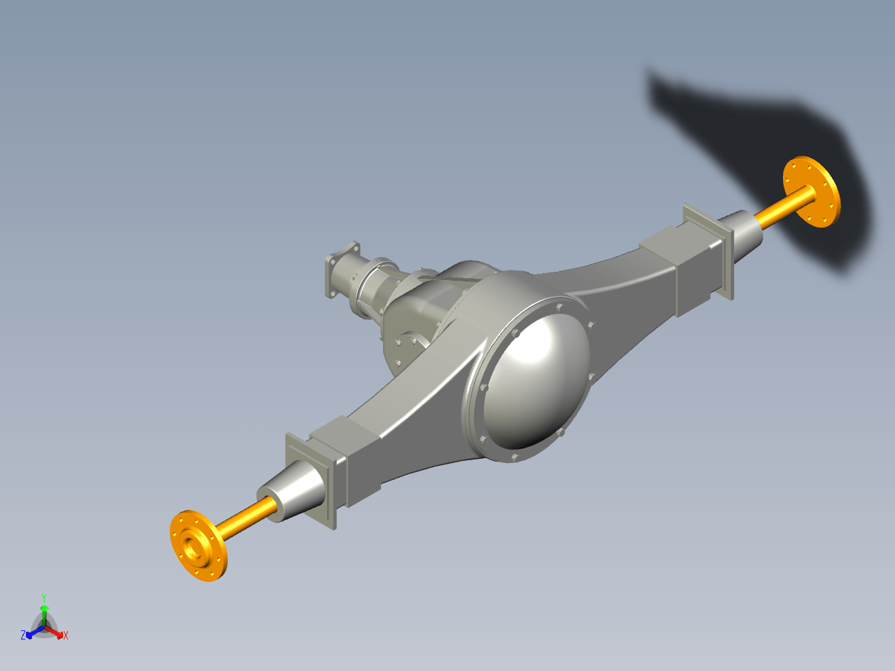 N5043-双级主减速器驱动桥设计及仿真分析【含UG三维图】