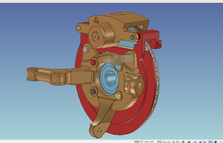 N5107-基于CATIA对盘式制动器的优化设计【含Catia三维图】