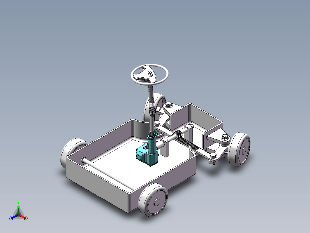 N5120-汽车转向机构的结构设计与仿真【含SW三维图】