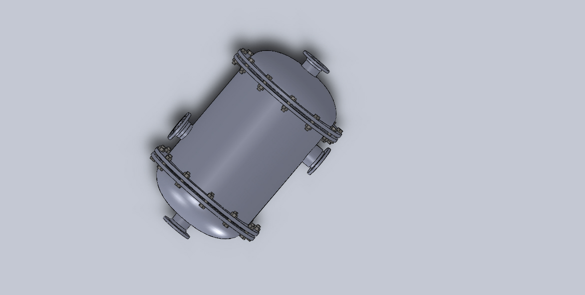 N5158-螺旋板式换热器的设计【含SW三维图】