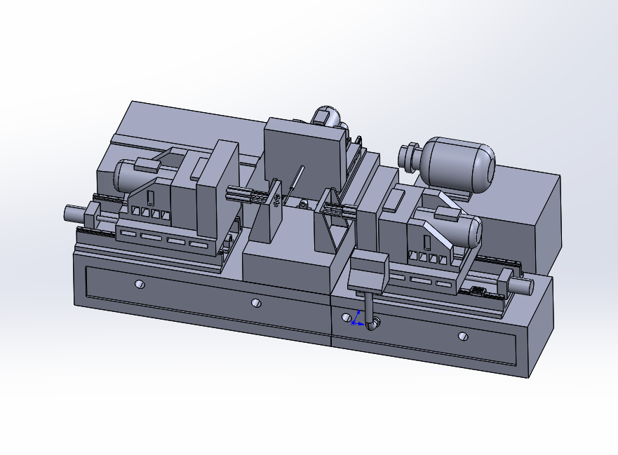 N5159-组合机床-滑台、立柱和总体结构设计【含SW三维图】