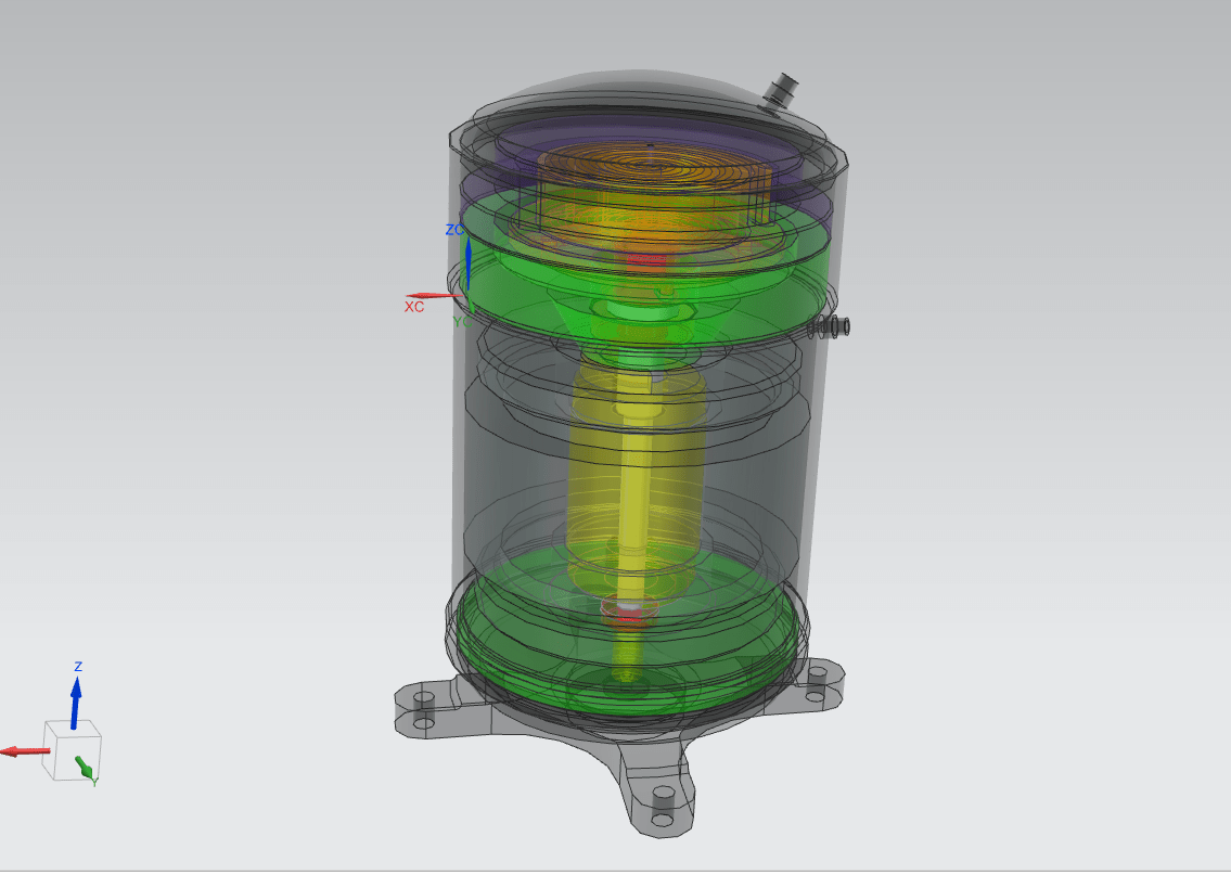 N5161-空调用涡旋式压缩机结构设计【含UG三维图】