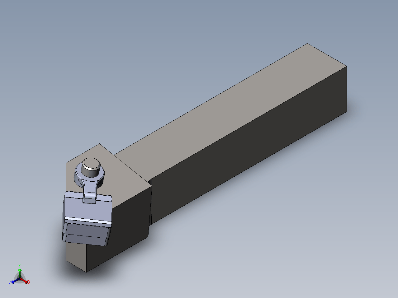 N5170-上压夹紧式外圆粗车刀设计-金属切削刀具【含SW三维图】