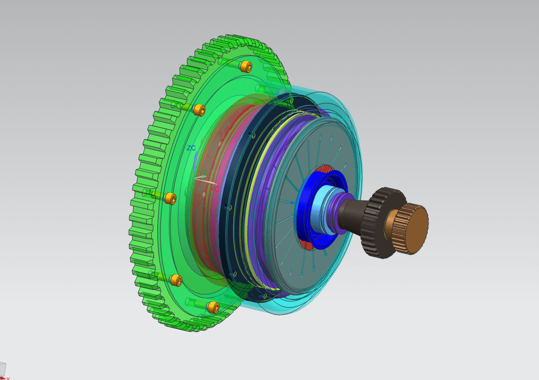 N5277-DCT干式双离合器设计【含SW三维图】