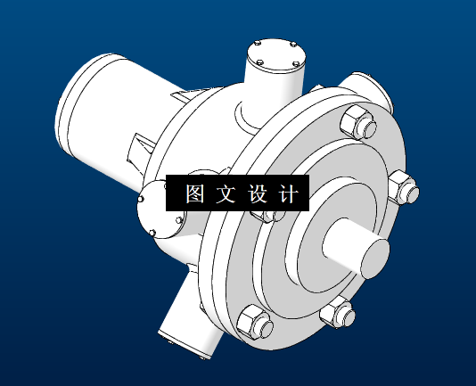 N5287-多作用式径向柱塞马达设计【含Creo三维图】