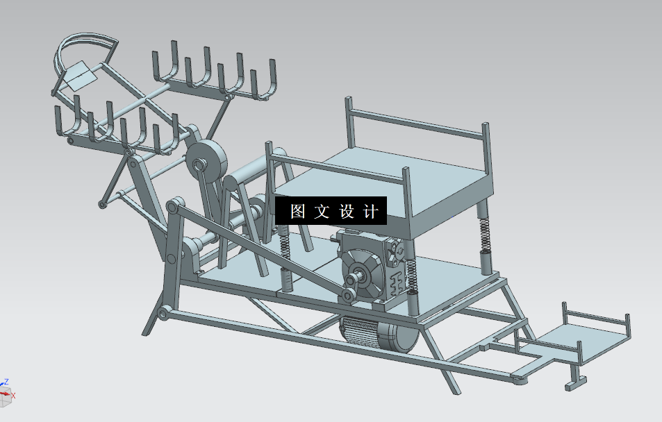 N5296-单人多功能健身机设计【含UG三维图】