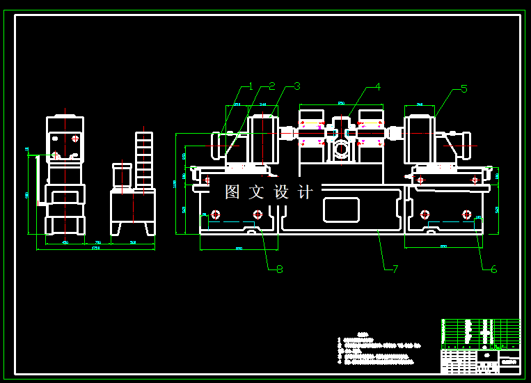 N5448-减速器箱体φ125孔精镗专用机床总体及主轴箱设计