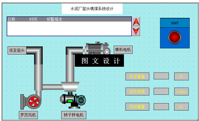 N5454-2500td水泥生产线窑头喂煤给料机控制系统设计
