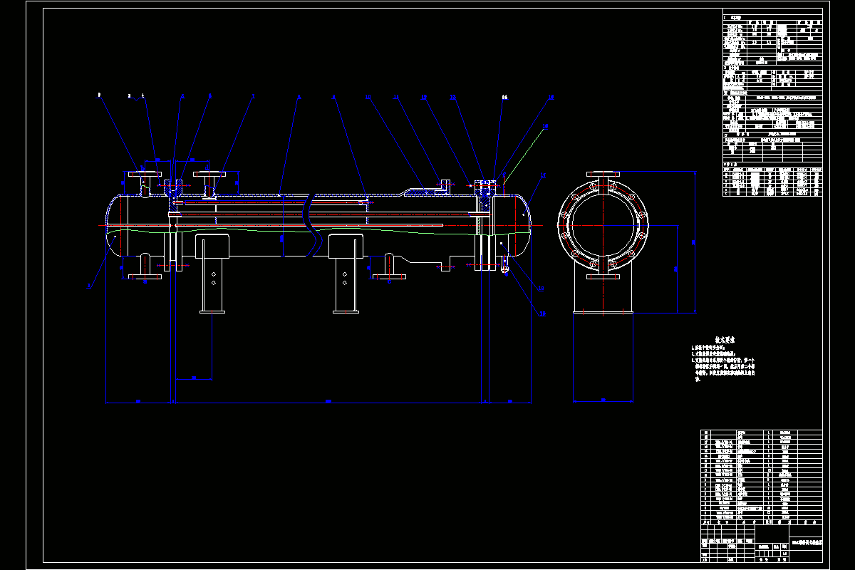 N5492-F240填料函式换热器设计