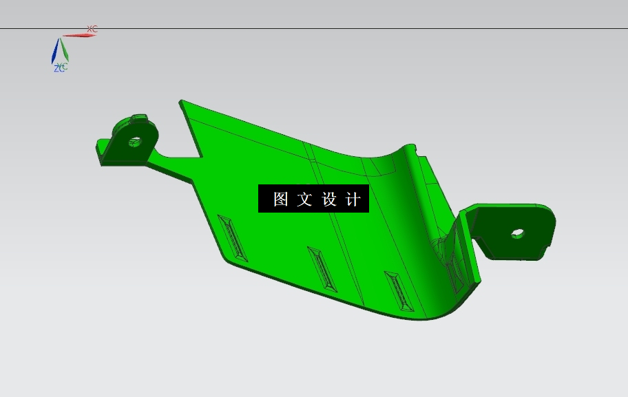 N5599-前灯饰圈注塑模具设计【含UG三维图】