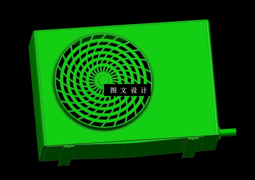 N5633-空调外机注塑模具设计【含UG三维图】