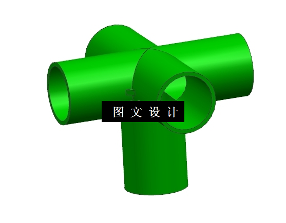 N5650-五孔四通注塑模具设计【含UG三维图】