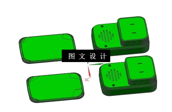 N5654-无线门铃注塑模具设计及模流分析【含UG三维图】