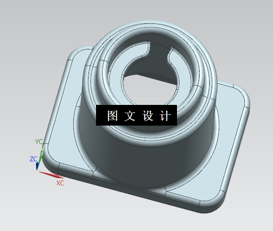 N5658-圆头塑料件注塑模具设计【含UG三维图】