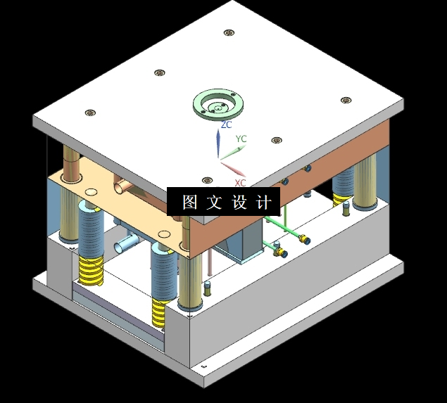 N5664-多孔插座外壳注塑模具及模拟分析【含UG三维图】
