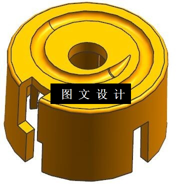 N5687-绕线夹转轴注塑模具设计【含UG三维图】