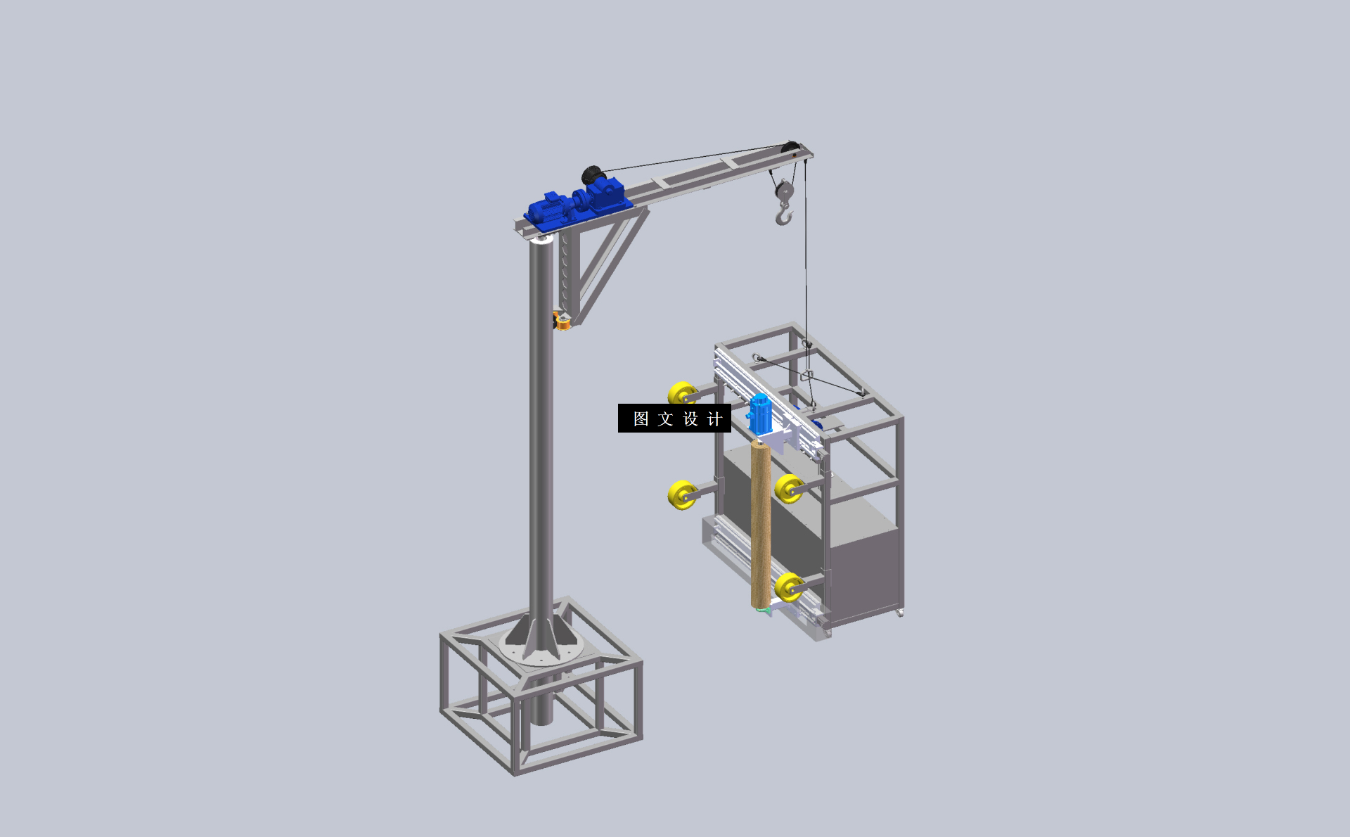 N4784-外墙清洗升降机设计【含SW三维图】