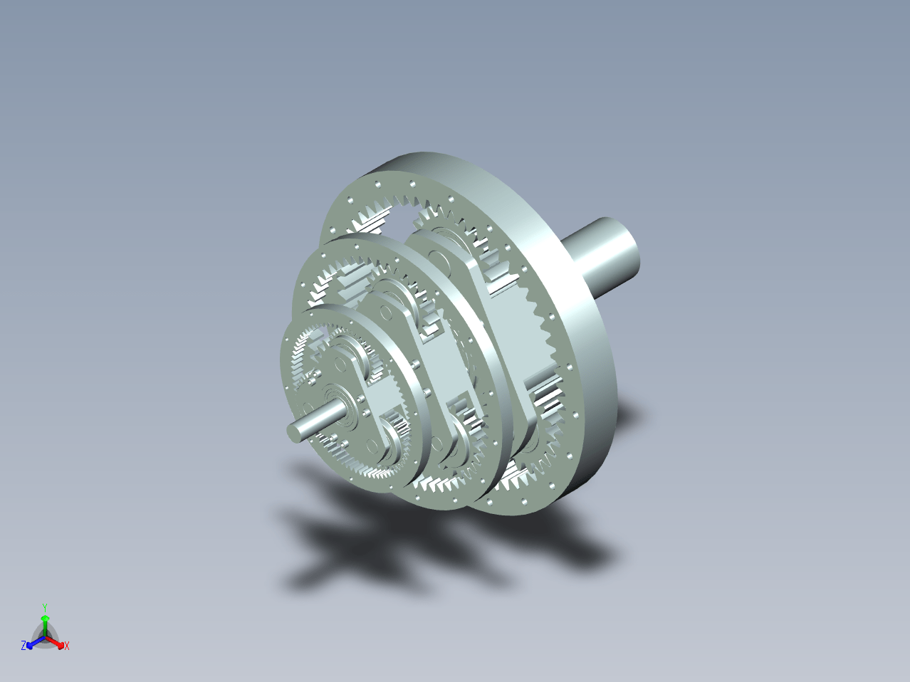 N4806-轧钢机用三级行星轮浮动减速器设计【含UG三维图】