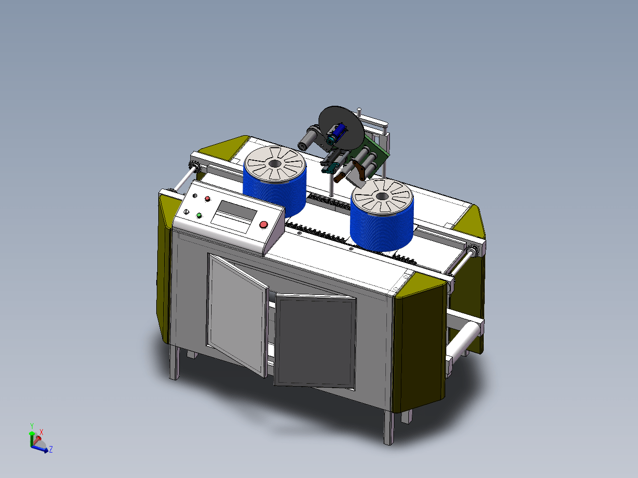 N4808-线圈贴标机设计【含SW三维图】