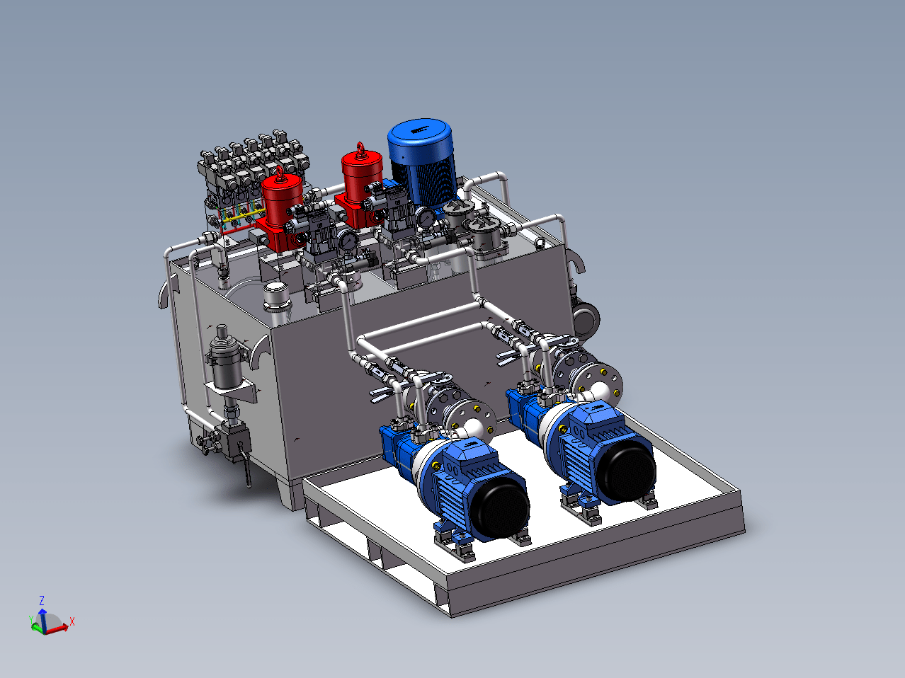 N4813-卷纸机液压系统设计【含SW三维图】