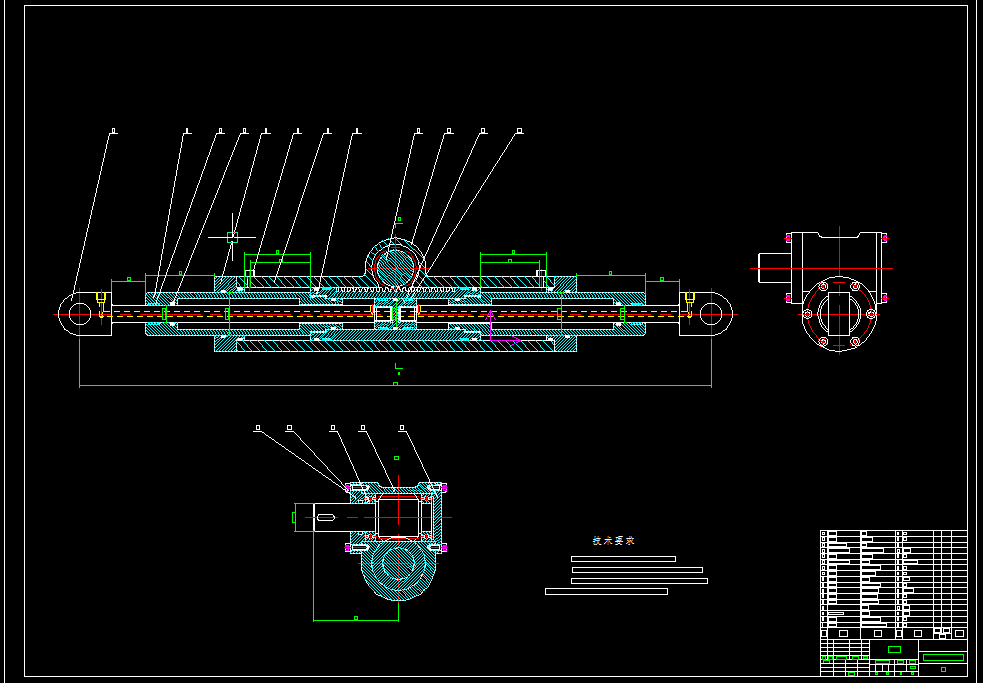 N4819-集成式液压助力转向缸设计