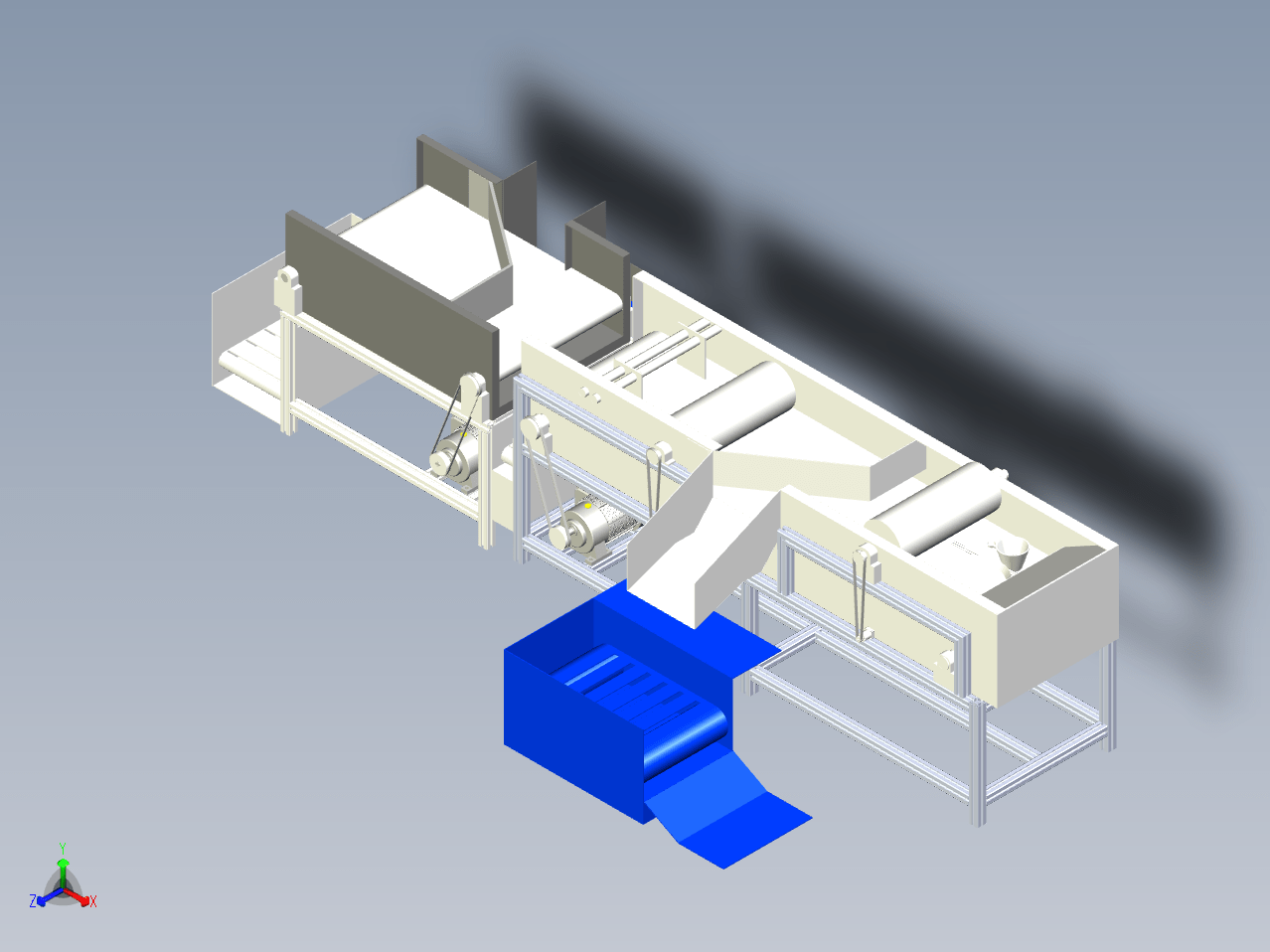 N4845-食堂餐具回收装置设计【含三维图】