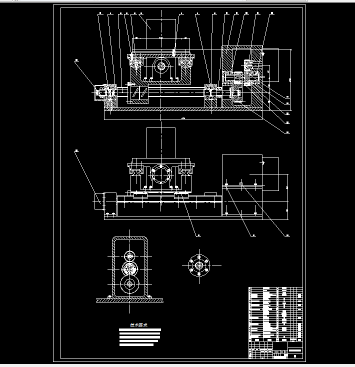 Z2140-Z3040钻床工作台X向进给系统设计