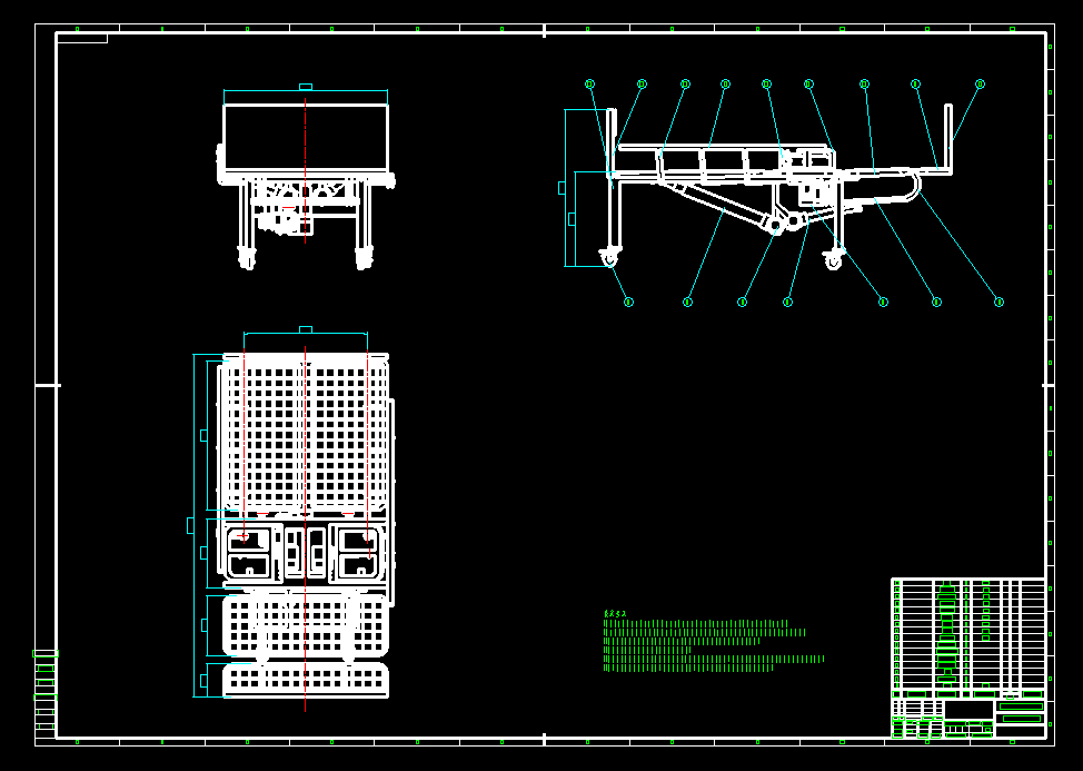 N6275-可控式康复床结构设计