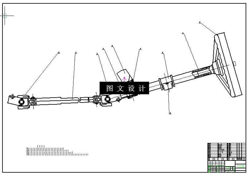 N6492-某乘用车转向系统操纵机构结构设计