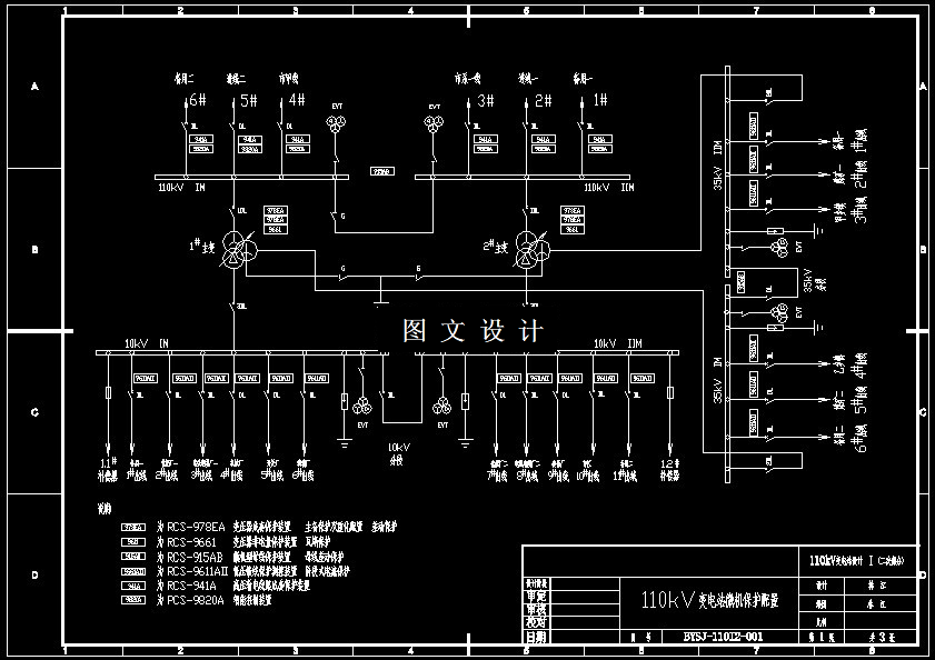 N6531-110千伏变电站设计（I）（二次部分）