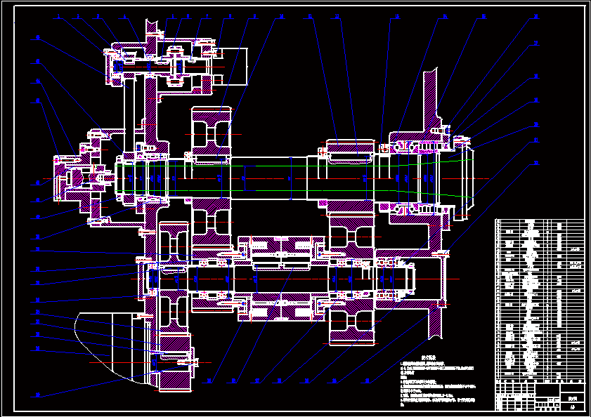 N6626-CA6140机床主轴传动设计
